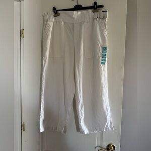 Zac & Rachel NWT Wide Leg Pants in Cream